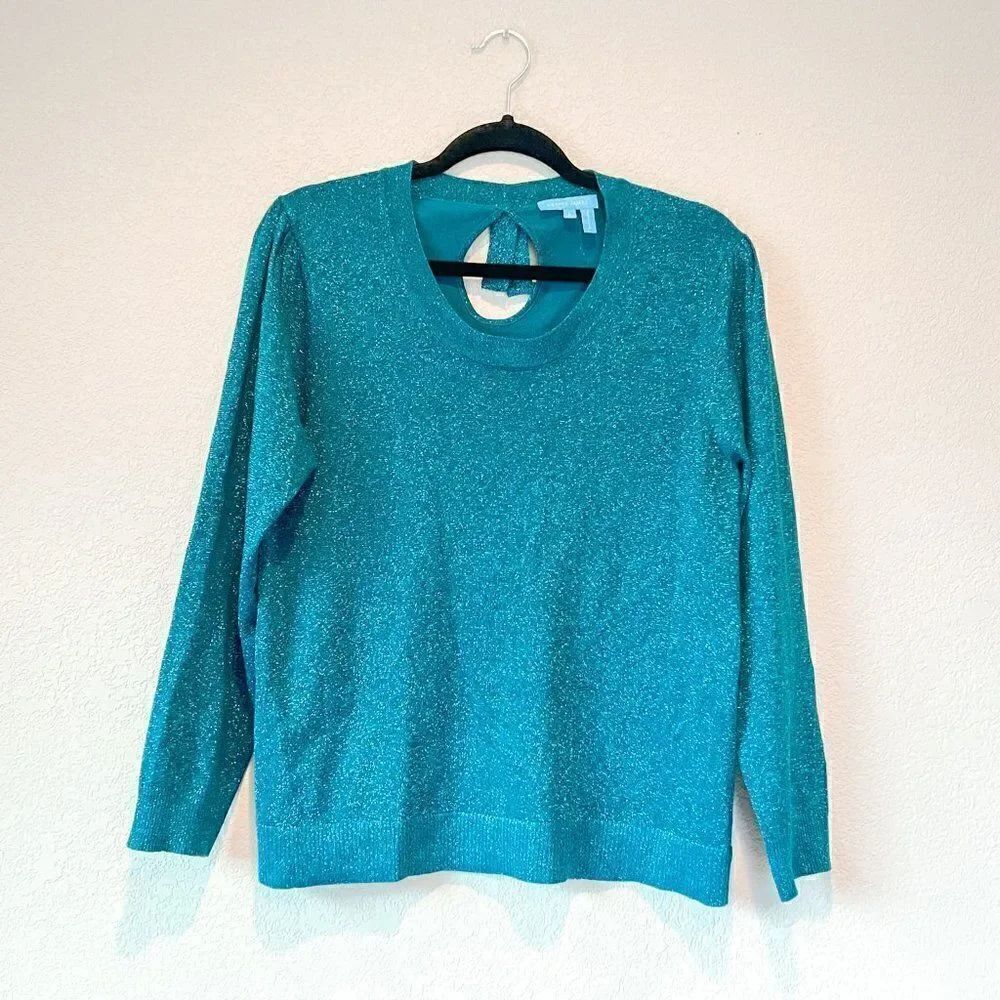 Draper James Lurex Sweater, Size Large